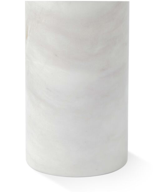 Bougeoir bouteille longue blanc - D8.5xH47 cm