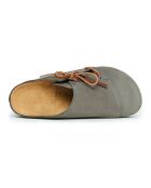 Zuecos de piel Ester grises