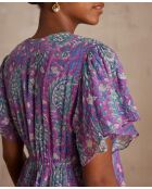 Camille R Imp paarse jurk