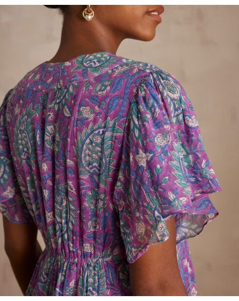 Camille R Imp paarse jurk