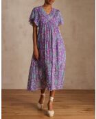 Camille R Imp paarse jurk