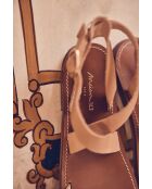 Lichte camelkleurige sandalen van Jelina