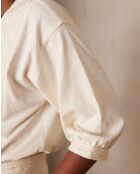 Adicie crèmekleurig t-shirt