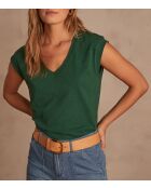 Delya Englisches grünes T-Shirt