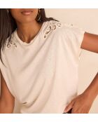 Camiseta Florian crema