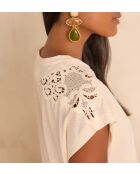 Camiseta Florian crema