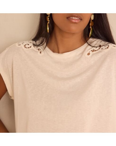 Cremefarbenes T-Shirt Florian