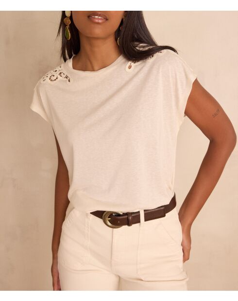 Cremefarbenes T-Shirt Florian