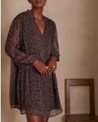 Mylene R imp bordeauxrode jurk