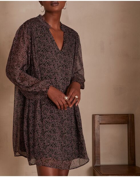 Mylene R imp bordeauxrode jurk