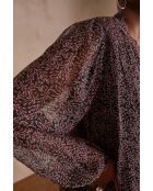 Mylene R imp bordeauxrode jurk