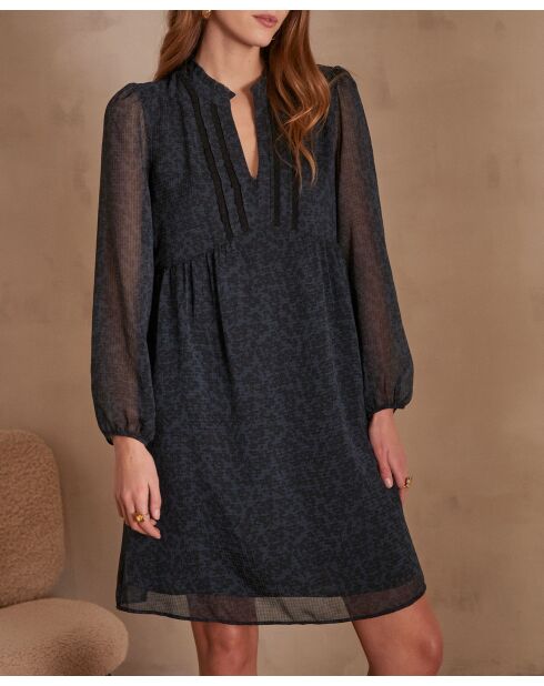 Marineblauwe jurk Lyne R Imp