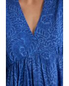 Robe Liviana R imp bleu