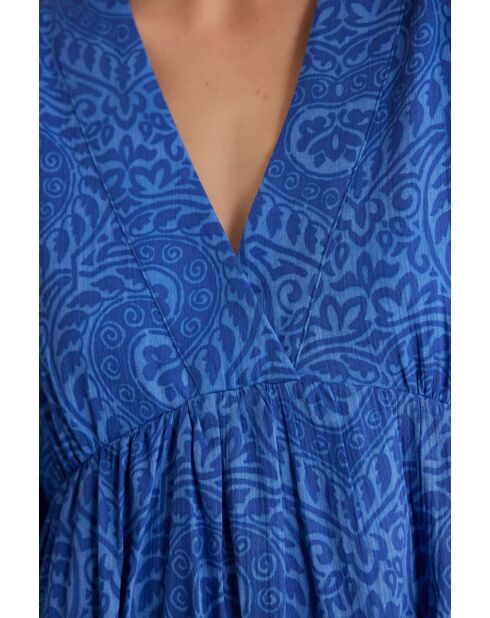 Robe Liviana R imp bleu