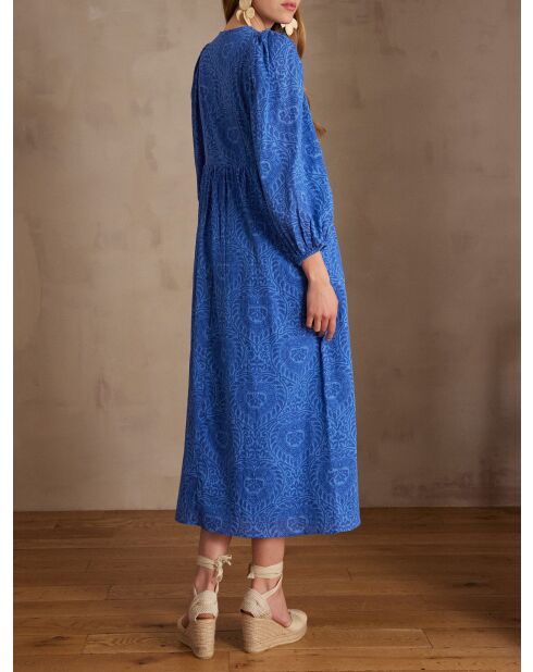 Robe Liviana R imp bleu