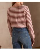 Camiseta Daisy rosa oscuro