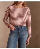 Camiseta Daisy rosa oscuro