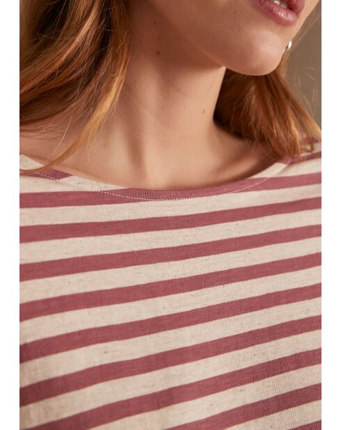 T-Shirt Daisy rose foncé