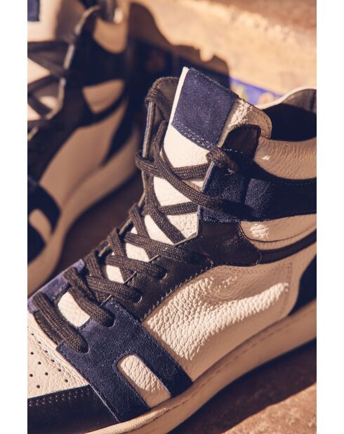 Lucas sneakers, marineblauwe mand