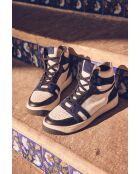 Lucas sneakers, marineblauwe mand