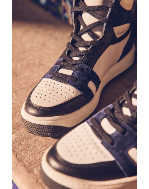 Lucas sneakers, marineblauwe mand