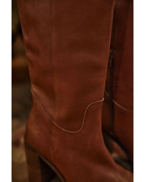 Bottes Lenny bottes camel clair