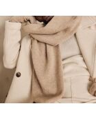 Echarpe Leo taupe clair