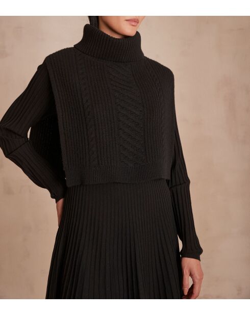 Plastron Liame noir