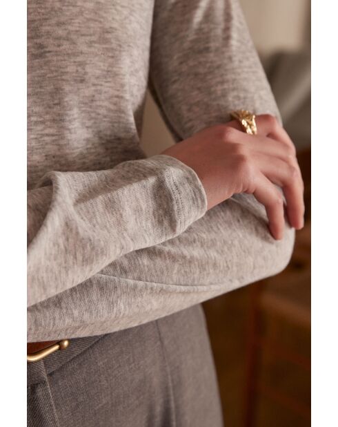 T-Shirt Texas chiné clair