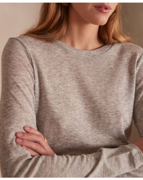 T-Shirt Texas chiné clair