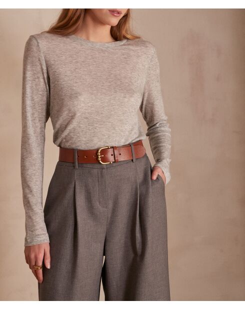 T-Shirt Texas chiné clair