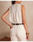 Felix crèmekleurig T-shirt