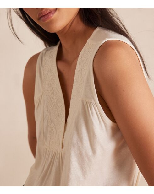 Felix crèmekleurig T-shirt