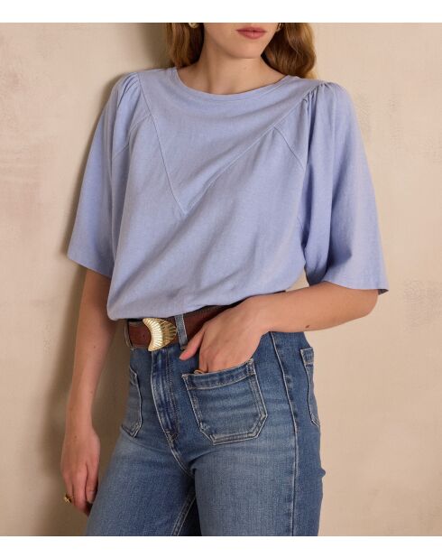 Angele himmelblaues T-Shirt