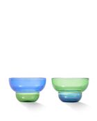 2 tazze mizu kiri blu/verde - P10xH6 cm