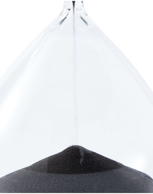 Boule de sablier XS noire - D4xH8.5 cm