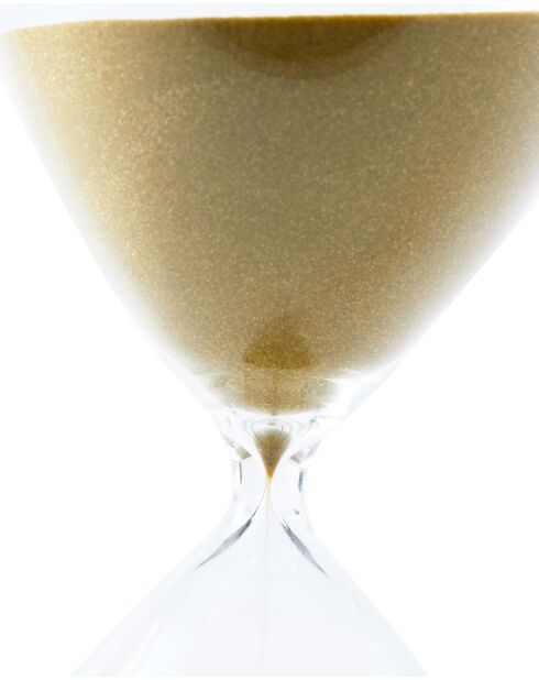 Boule de sablier XS doré - D4xH8.5 cm