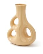 Vase trois oreilles beige L / H50,5 cm - 38x22x50.5 cm