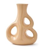 Vase trois oreilles beige L / H50,5 cm - 38x22x50.5 cm