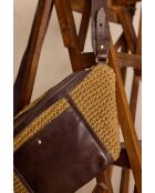 Sac Gabriel banane Xl jute chocolat