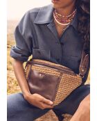 Sac Gabriel banane Xl jute chocolat