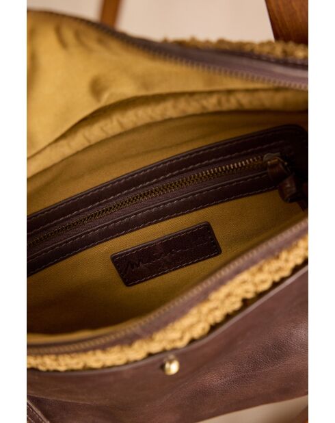 Sac Gabriel banane Xl jute chocolat