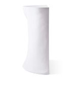 Statue Tête droite bas blanche - 41x33x79 cm