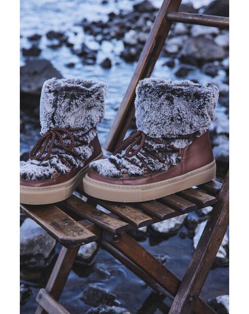 Botas Lucile en color camel claro