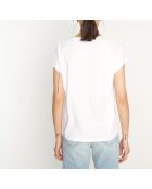 T-Shirt Myrtille blanc