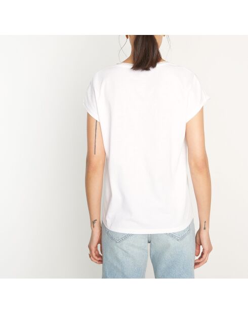 T-Shirt Myrtille blanc