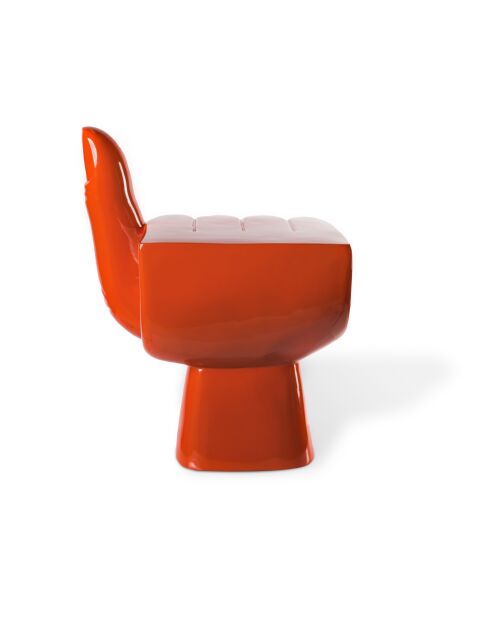 Chaise Poing corail - 54x38x67 cm