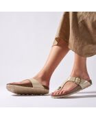 Beigefarbene Sandalen Blanca