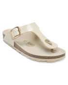 Beigefarbene Sandalen Blanca