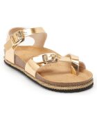 Goldene Elisa Sandalen